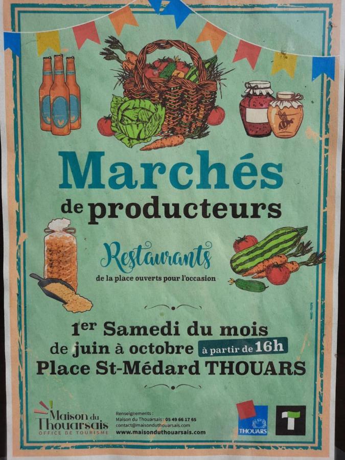 *Appartement Au Bout Du Monde Thouars* Eksteriør bilde